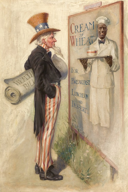 Well, You’re Helping Some, Cream of Wheat ad illustration (1915)