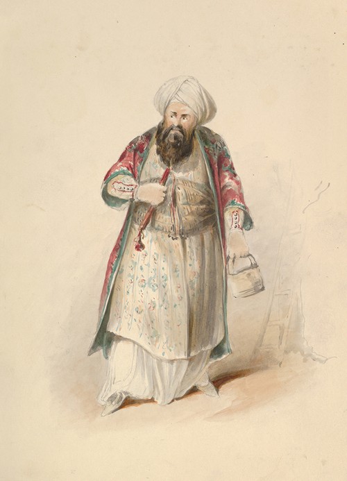 Costume Study for Osmin in the ‘Abduction from the Seraglio’ by W.A. Mozart