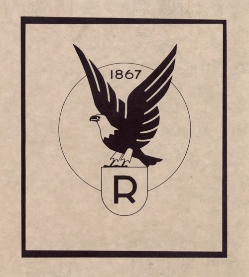Logo for Ruppert Beer with eagle (1935)