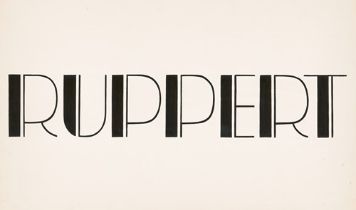 Typographical studies for Ruppert Beer