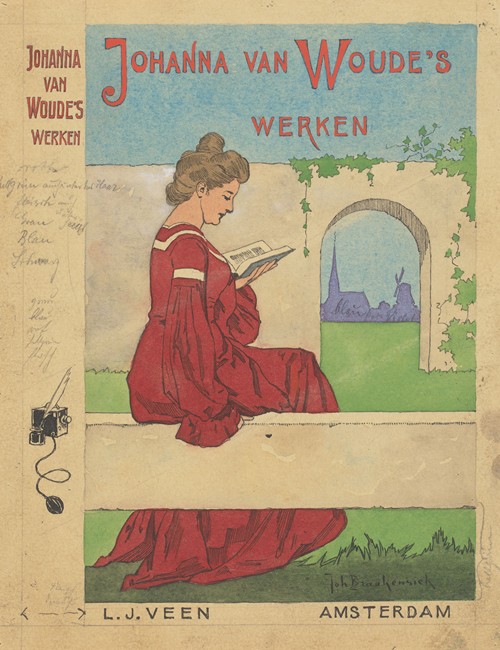 Bandontwerp voor de serie; Johanna van Woude’s Werken, 1905-1908