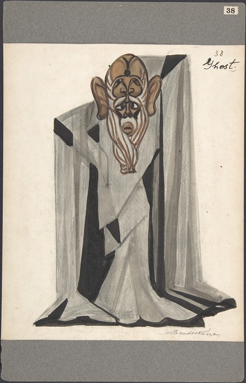 Theatrical ghost costume for ‘Le Rossignol’