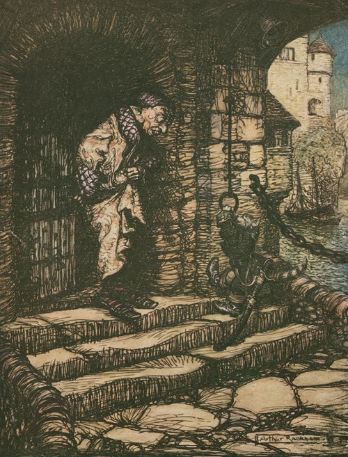 The Haunted Wood by Arthur Rackham - Artvee