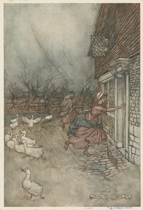 ‘The rain always made a point of setting in just as he had some outdoor work to do’ (1905)