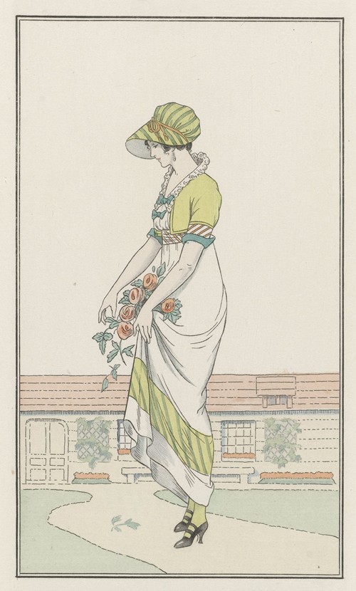 Robe de crépon blanc (1913)
