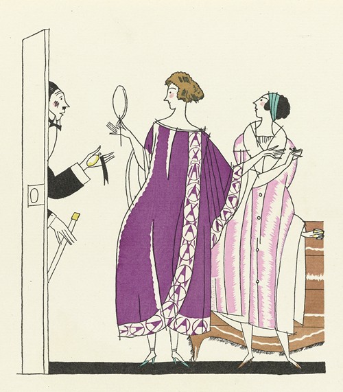 Jamais prêtes! ; ou ; Le premier acte sacrifie ; Robes de chez soi, de Becker et fils