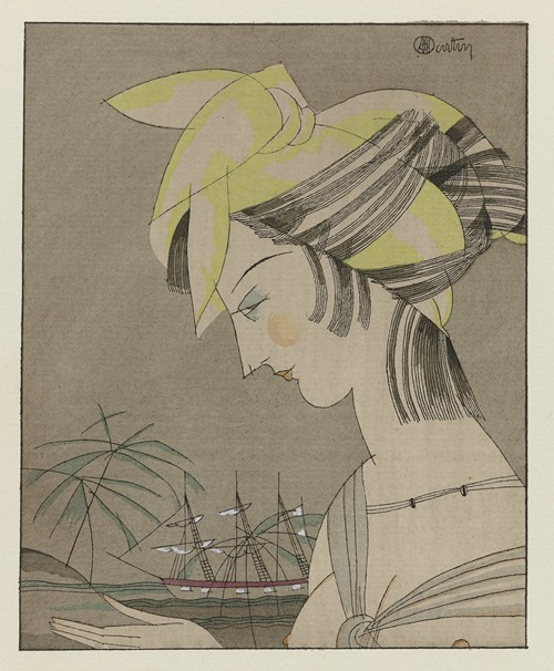 Le madras jaune ; Coiffure pour le soir (1920)