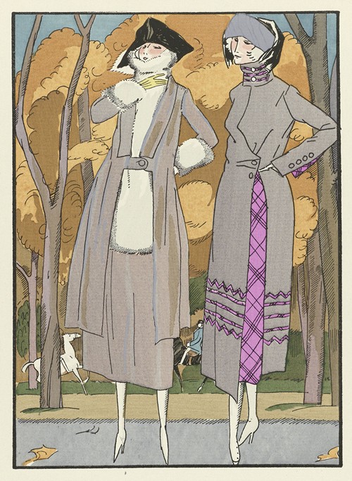 Le retour des autans ; Tailleur et Robe d’après-midi, de Doeuillet