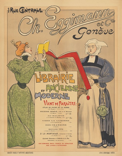 Affiche van uitgever Ch. Eggimann et Cie te Genève