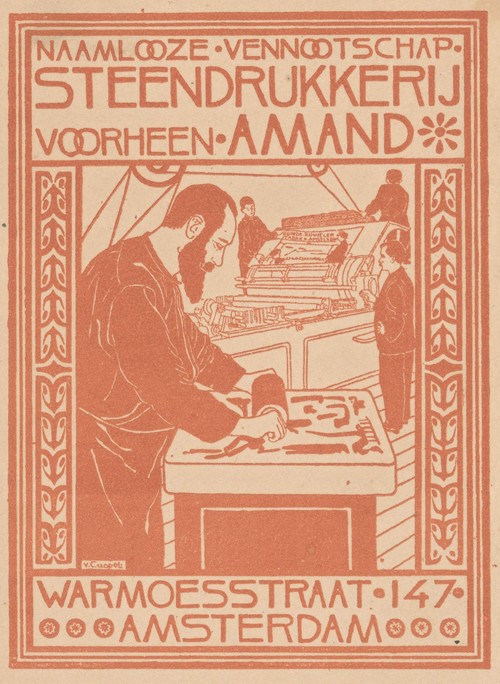 Advertentie van Steendrukkerij voorheen Amand