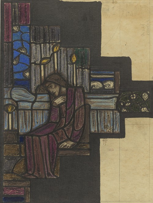 Ontwerp voor raam in het Nederlands Paviljoen op de tentoonstelling Arts Décoratifs te Parijs, 1925