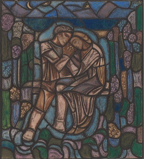 Ontwerp voor raam in het Nederlands Paviljoen op de tentoonstelling Arts Décoratifs te Parijs, 1925