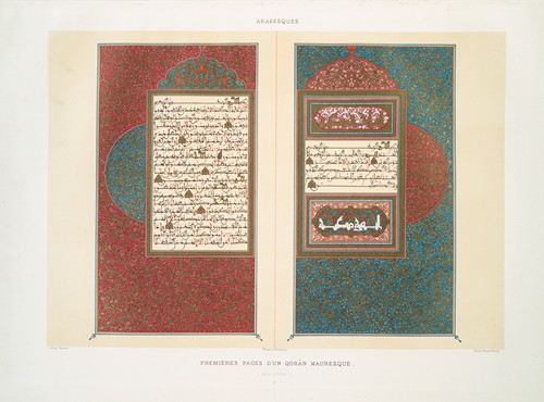 Arabesques; premières pages d’un Qorân mauresque (XVIIIe. siècle); 2