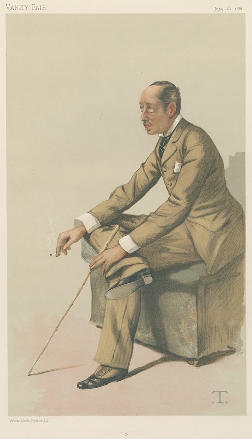 Politicians – Vanity Fair – ‘B’. The Marquis of Blandford. June 18, 1881
