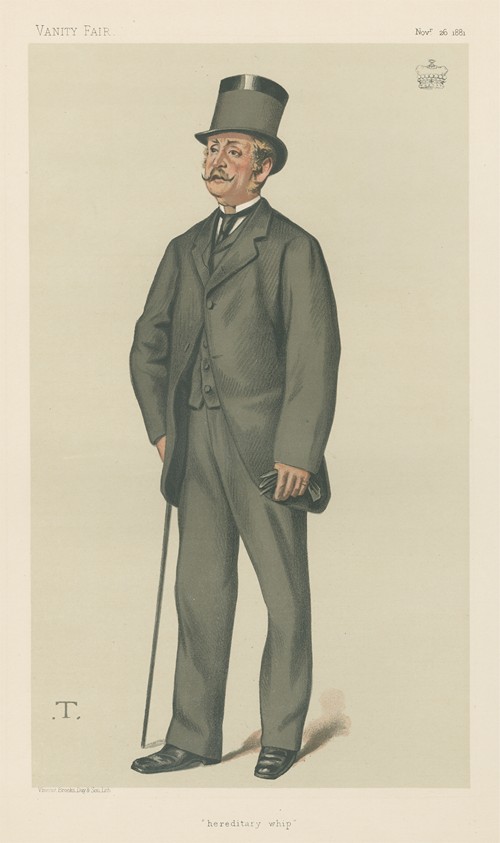 Politicians – Vanity Fair – ‘hereditary whip’. Viscount Hawarden. November 26 1881