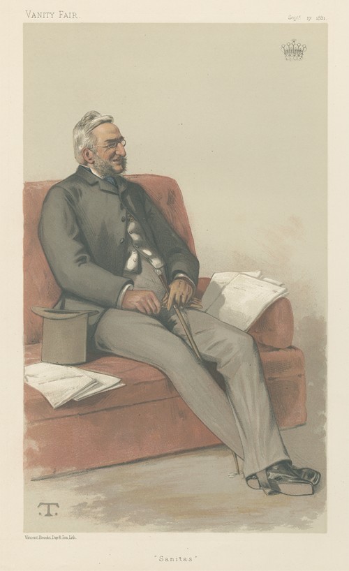 Politicians – Vanity Fair – ‘Sanitas’. The Earl Fortescue. September 17, 1881
