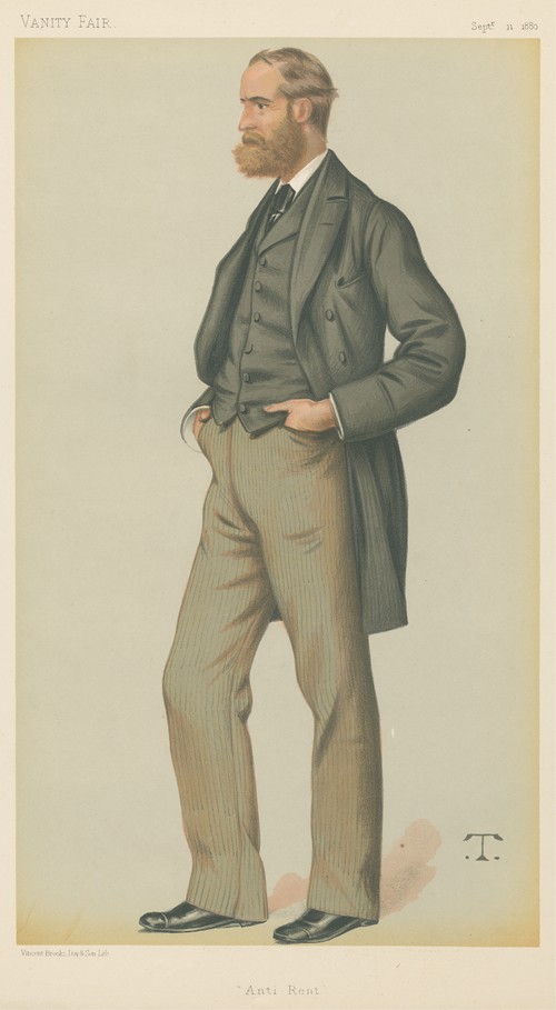 Politicians – Vanity Fair. ‘Anti-Rent’. Mr. Charles Stewart Parnell. 11 September 1880