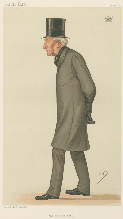 Politicians – Vanity Fair. ‘Northumberland’. The Rt. Hon. Earl Percy. 27 August 1881