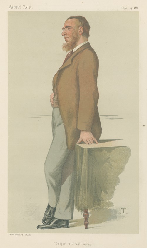 Polititians – Vanity Fair ‘Proper self-sufficiency’. Mr. Leonard Henry Courtney. September 25, 1880