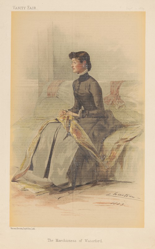 Vanity Fair; Ladies; ‘The Marchioness of Waterford’, September 1, 1883