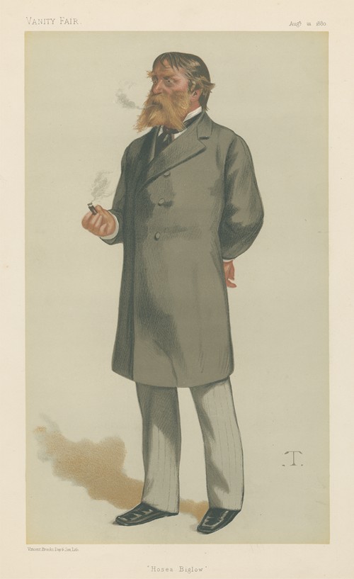 Vanity Fair; Literary; ‘Hosea Beglow’, James Russell Lowell, August 21, 1880