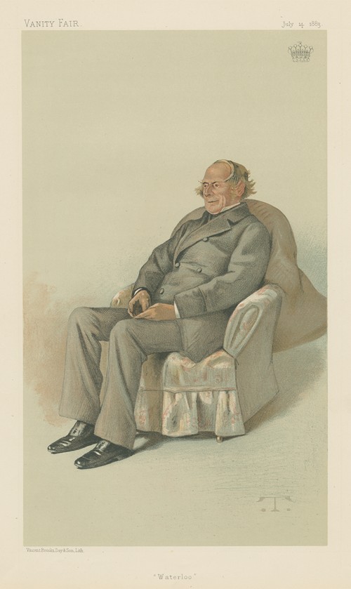 Vanity Fair; Literary; ‘Waterloo’, General The Earl of Albemarle, July 4, 1883