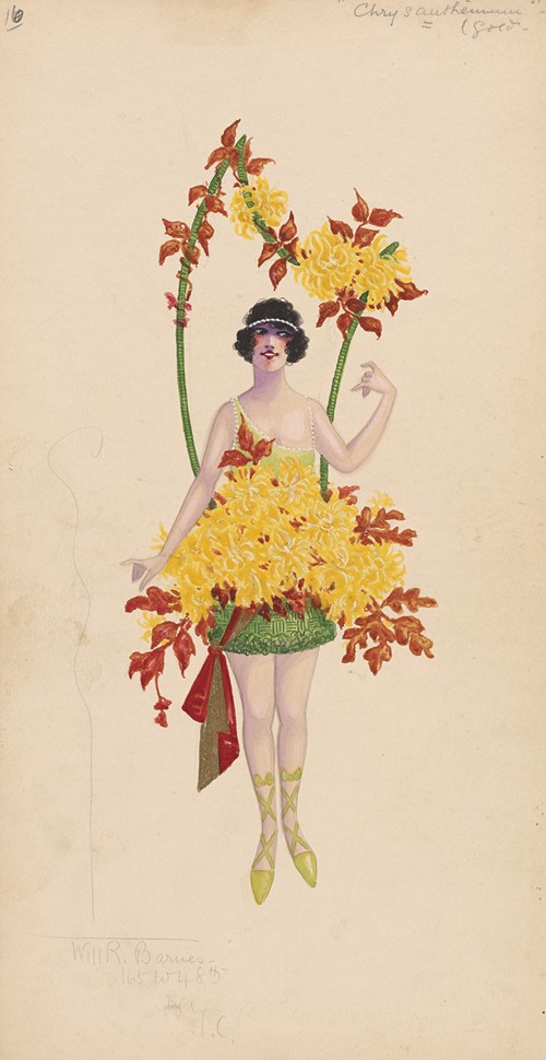 16-Chrysanthemum (Gold) (1919 - 1920)