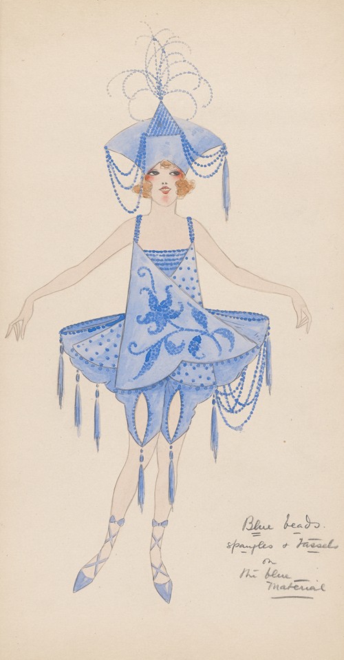 Girl in blue (1922)