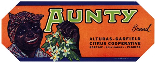 Aunty Brand Citrus Label