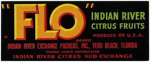 Flo Brand Citrus Label