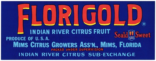 Florigold Citrus Label