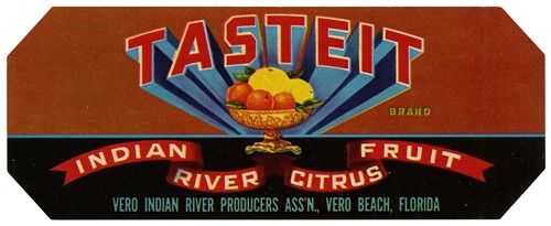 TasteIt Brand Citrus Label