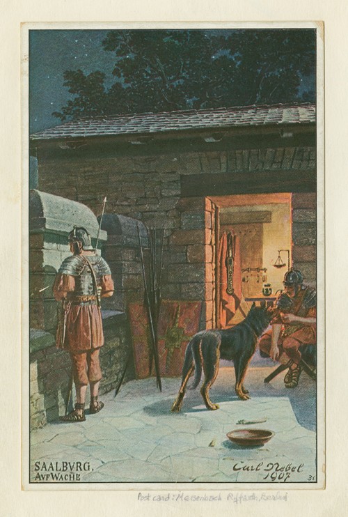 Saalburg; Auf Wache [on guard]