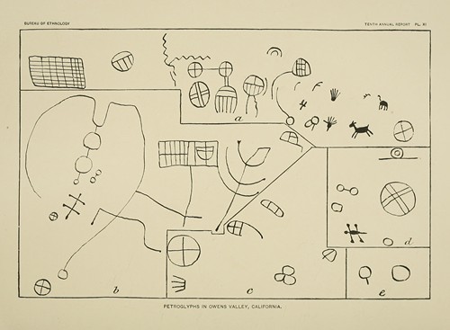 Petroglyphs in Owens Valley, California 11