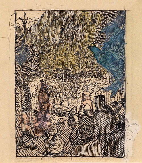 Preparation for illustration in Snorre Sturlason, Kongesagaer