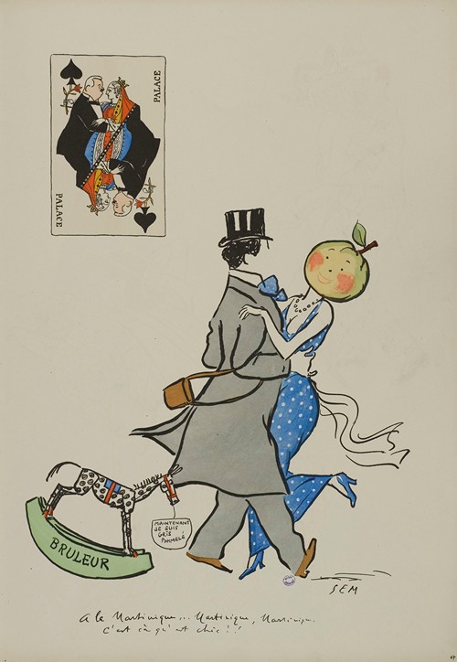 A la Martinique ; Cornuché, M de Saint-Alary, Melle Frémont