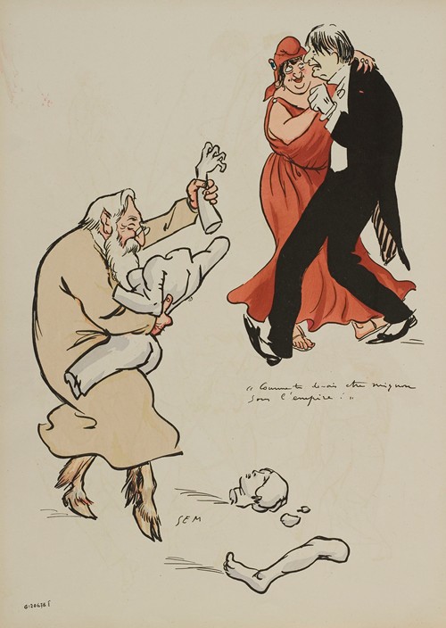 Comme tu devais être mignon sous l’Empire ; Forain, Louise Abbéma, A Rodin
