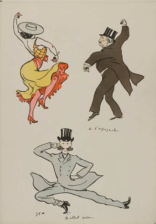 Danse espagnole et danse russe; Otero, Urribaren, Prince Troubetzkoy