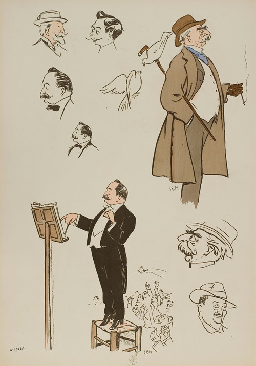 Ferdinand Canople, Joël Sol, Louis Ganne, Lord Colomb, M Offenbach