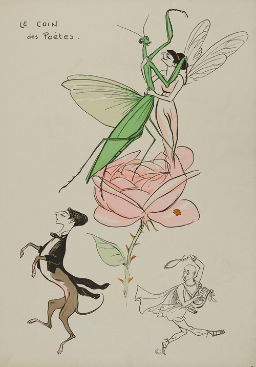 Le coin des poètes; Anna de Noailles, Cocteau, d’Annunzio