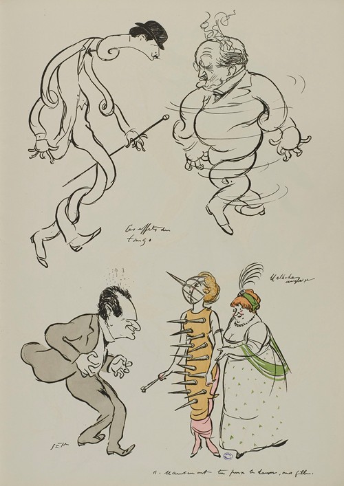 Les effets du tango ; Félix Oppenheim, Boldini, Raoul de Gunsbourg