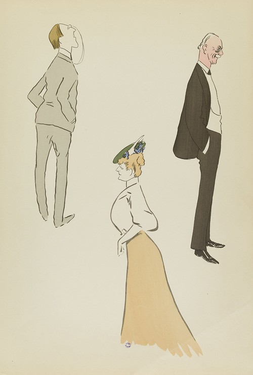 Lord Howard of Walden, personnage masculin non identifié, Mme Chapman