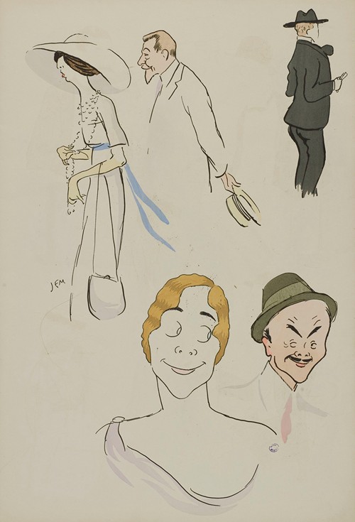M et Mme Doyen, Saint-Alary, Madame Charron, Fernand Charron