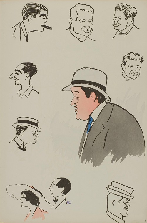 M Fitzgerald, baron Lionel de Rothschild, Max Decugis, M Primerost, comte de Grandmaison, Mme X, M Mac Kee, M Goldschmidt
