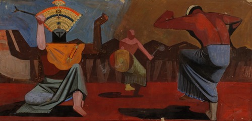 Sketch for Indian Dancers