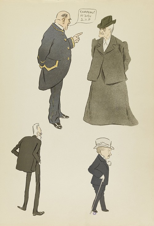 melle Garibaldi, huissier, Prince de Thurn-et-taxis, le jockey Hoagan