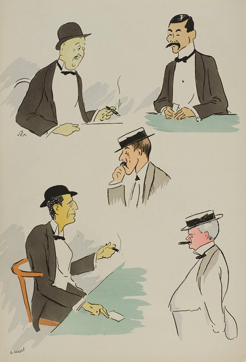 Michel Marghilomann, japonais, Me Poulet, Baron James de Rothschild, William K. Vanderbilt