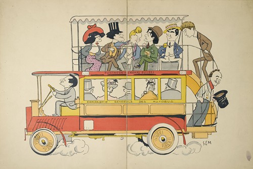 Panthéon – Champs-Elysées, Compagnie générale des autobus