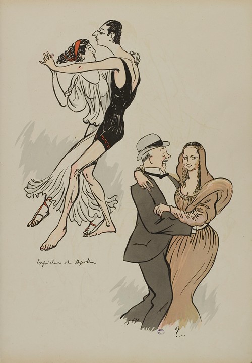 Perpsichore et Apollon ; Baron Maurice de Rotschild, grecque, Fischhoff, la Joconde