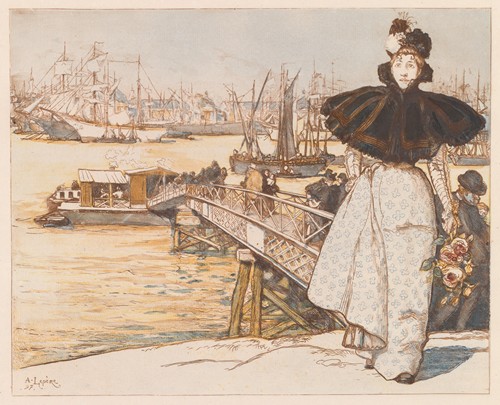 Pier on the Garonne, Bordeaux (Embarcadère sur la Garonne, Bordeaux)